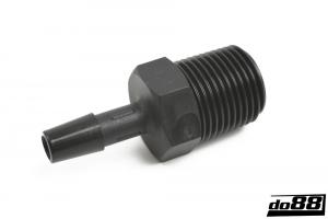 Rak koppling 6mm 3/8tum-19 BSP