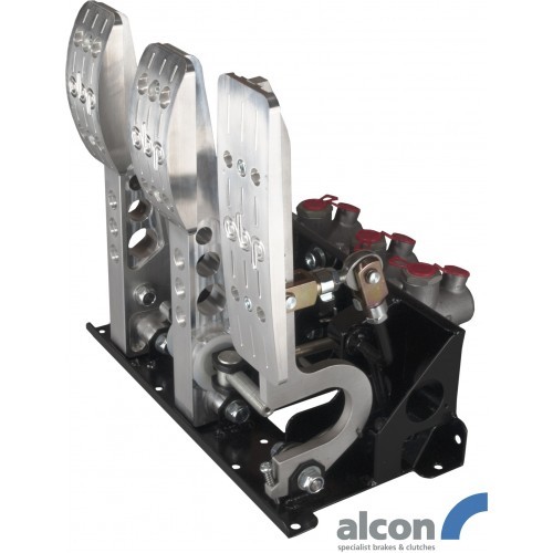 Pedalställ OBP 3X ALCON Cylindrar Pro-Race med bromsvåg