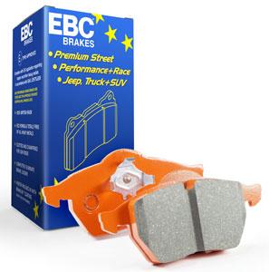 Bromsbelägg EBC Orangestuff till D2 bromskit