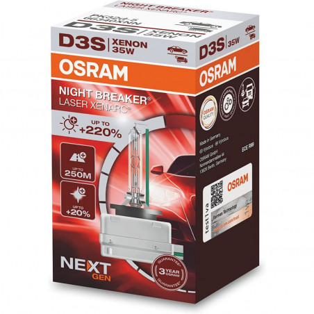 XENONLAMPA OSRAM D3S XENARC® NIGHT BREAKER® LASER (NEXT GEN)