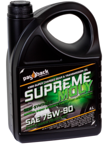 Växällådsolja SUPREME MOLY SYNTHETIC GL-4/5 LS SAE 75W-90 4 Liter
