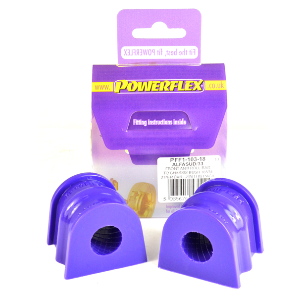 Alfa Romeo Alfasud, Alfasud Sprint (1971-1989), 33 (1983-1995) Front Anti Roll Bar To Chassis Bush 18mm