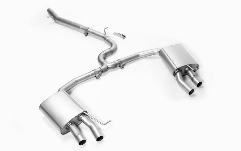 Sport exhaust L/R (absorption principle with selectable tail pipes) GOLF VIII (8) R VARIANT, 4MOTION, incl. EC approval