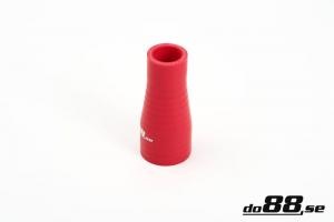 Silikonslang Röd reducering 1 - 1,25tum (25-32mm)