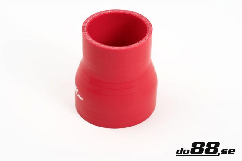 Silikonslang Röd reducering 2,375 - 3tum (60-76mm)