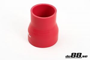Silikonslang Röd reducering 2,375 - 3tum (60-76mm)