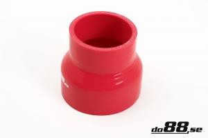 Silikonslang Röd reducering 3 - 4tum (76-102mm)