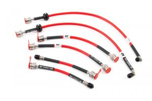 Stålomspunna bromsslangar för Alfa Romeo MiTo 1.4