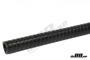 Silikonslang Svart Flexibel 0,75tum (19mm), 4 Meter
