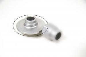 Nedre distansbricka med krage för lager och styrning till D2 stötdämpare