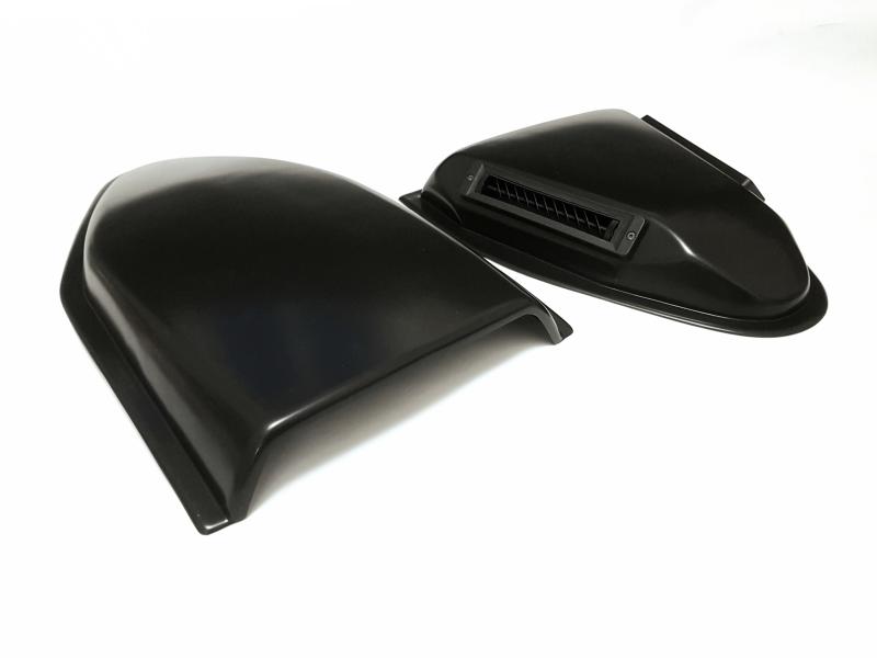 Takscoop i ABS, för luftintag in i kupén