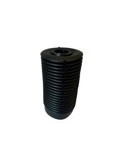 Dammskydd med plats för genomslagsgummi till D2 Coilovers