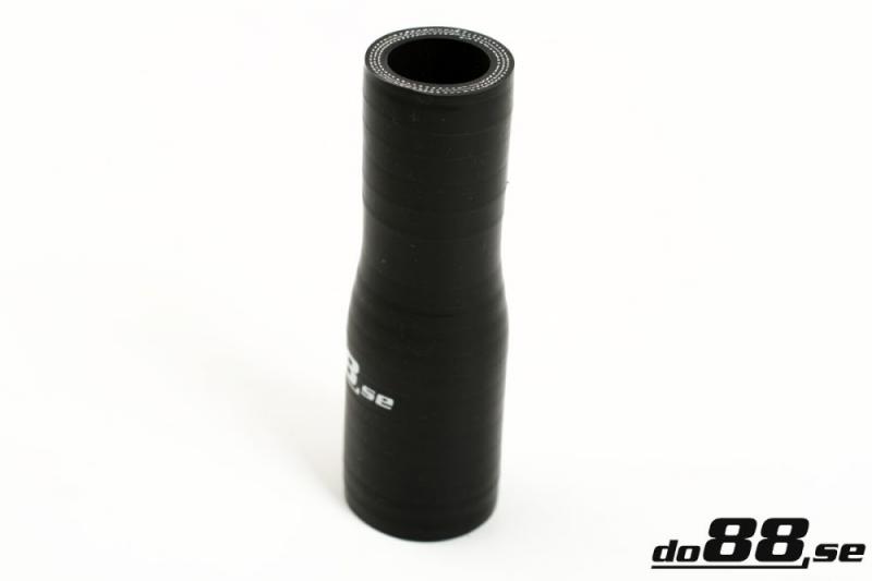 Silikonslang Svart 0,5 - 1tum (13-25mm)
