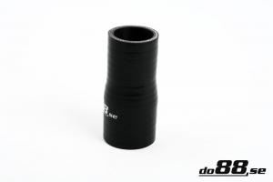 Silikonslang Svart 1,125 - 1,25tum (28-32mm)