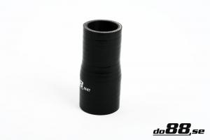 Silikonslang Svart 1,375 - 1,625tum (35-41mm)