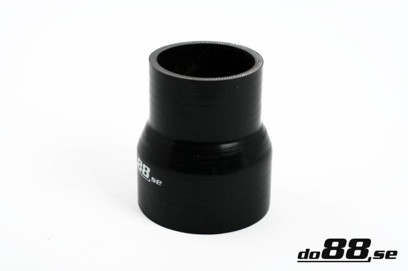 Silikonslang Svart 2,375 - 3tum (60-76mm)