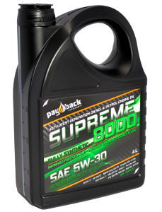Helsyntetisk  SAE 5W-30 SUPREME 8000 4 Liter Flaska