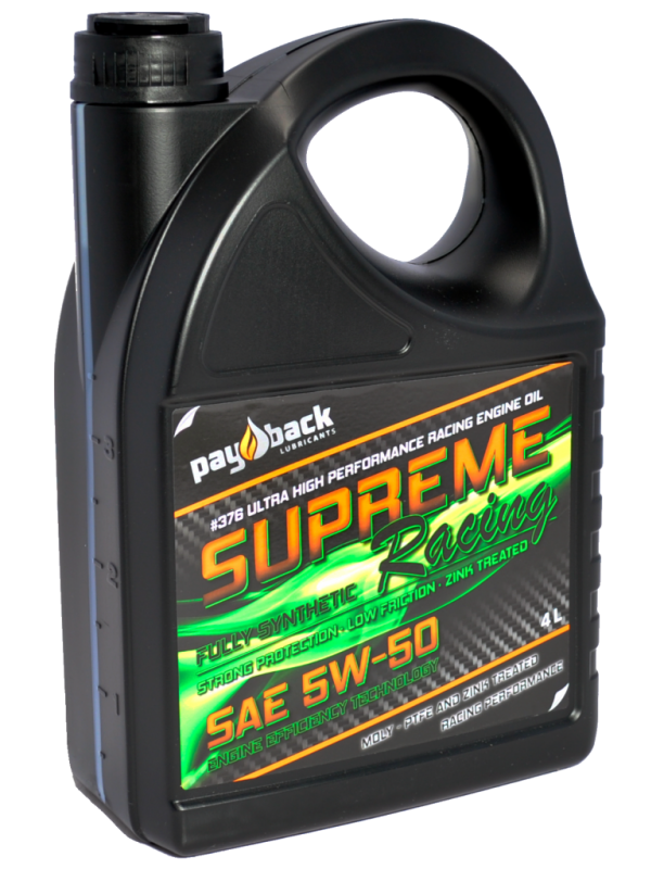 1. Supreme Racing 5W-50 4 Liter Flaska - Pay Back