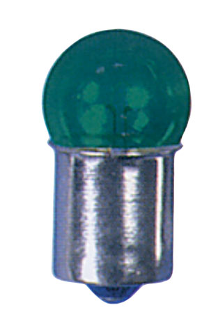 GLÖDLAMPA GRÖN BA15S