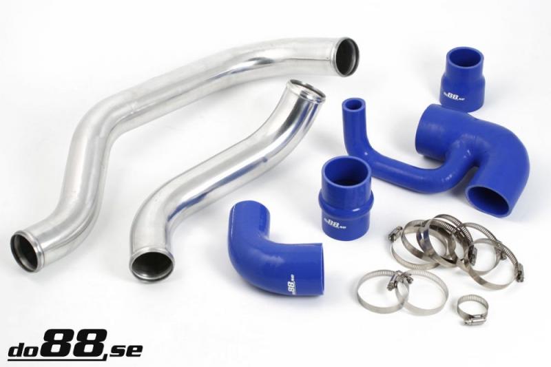 Volvo 850/SVC70 Turbo Tryckrör, blå slangar, 76mm spjällhus
