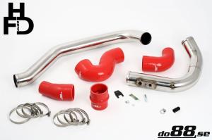 Volvo SVC70 Turbo Tryckrör ,röda slangar