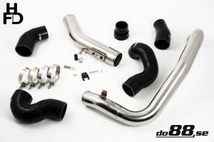 Volvo S60/V70n Turbo Tryckrör ,svarta slangar ,00-02 ,ej dump