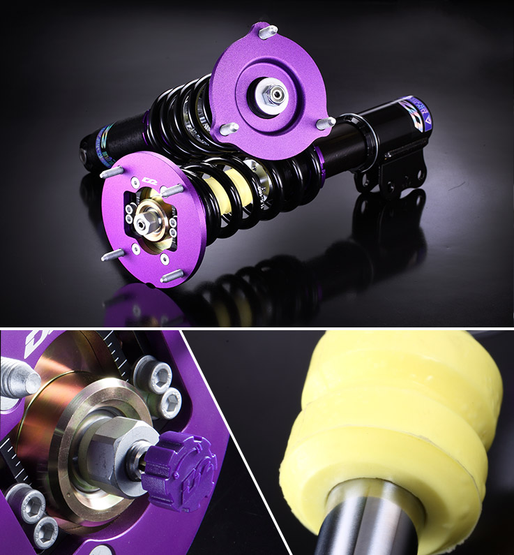 D2 Coilovers Racing FORD FOCUS (USA) Ø: 45.5mm (00~05)