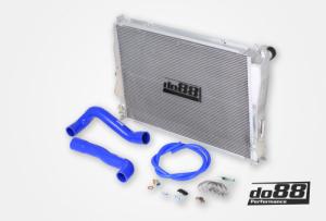 BMW M3 E46 Vattenkylare Aluminium, Blå slang