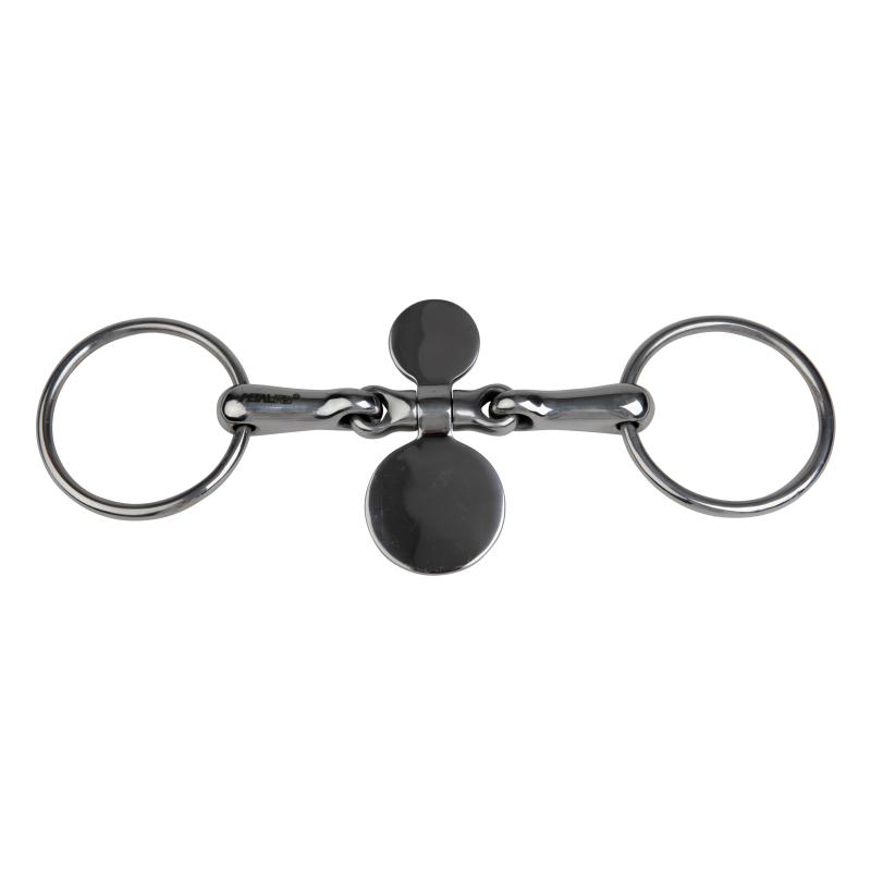 Metalab Loose ring snaffle, double jointed, tongue spoon