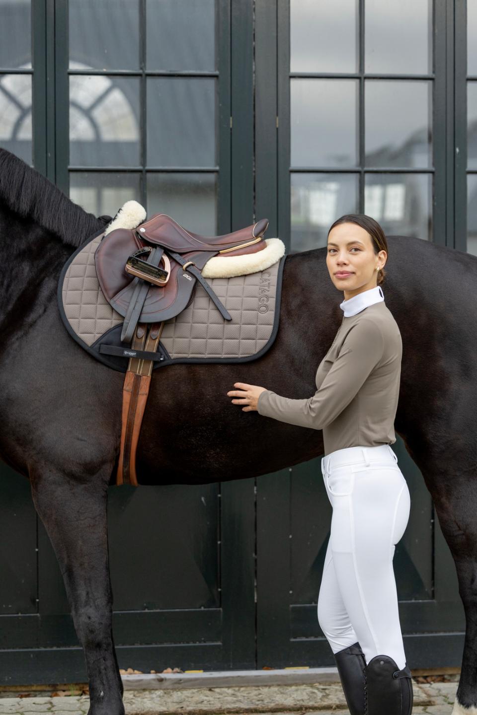 CATAGO Vinica Ridtröja med half-zip Falcon