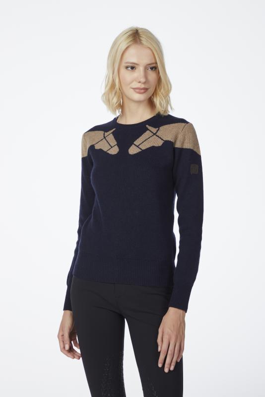 Vestrum Chennai Knitwear Navy/Cammello