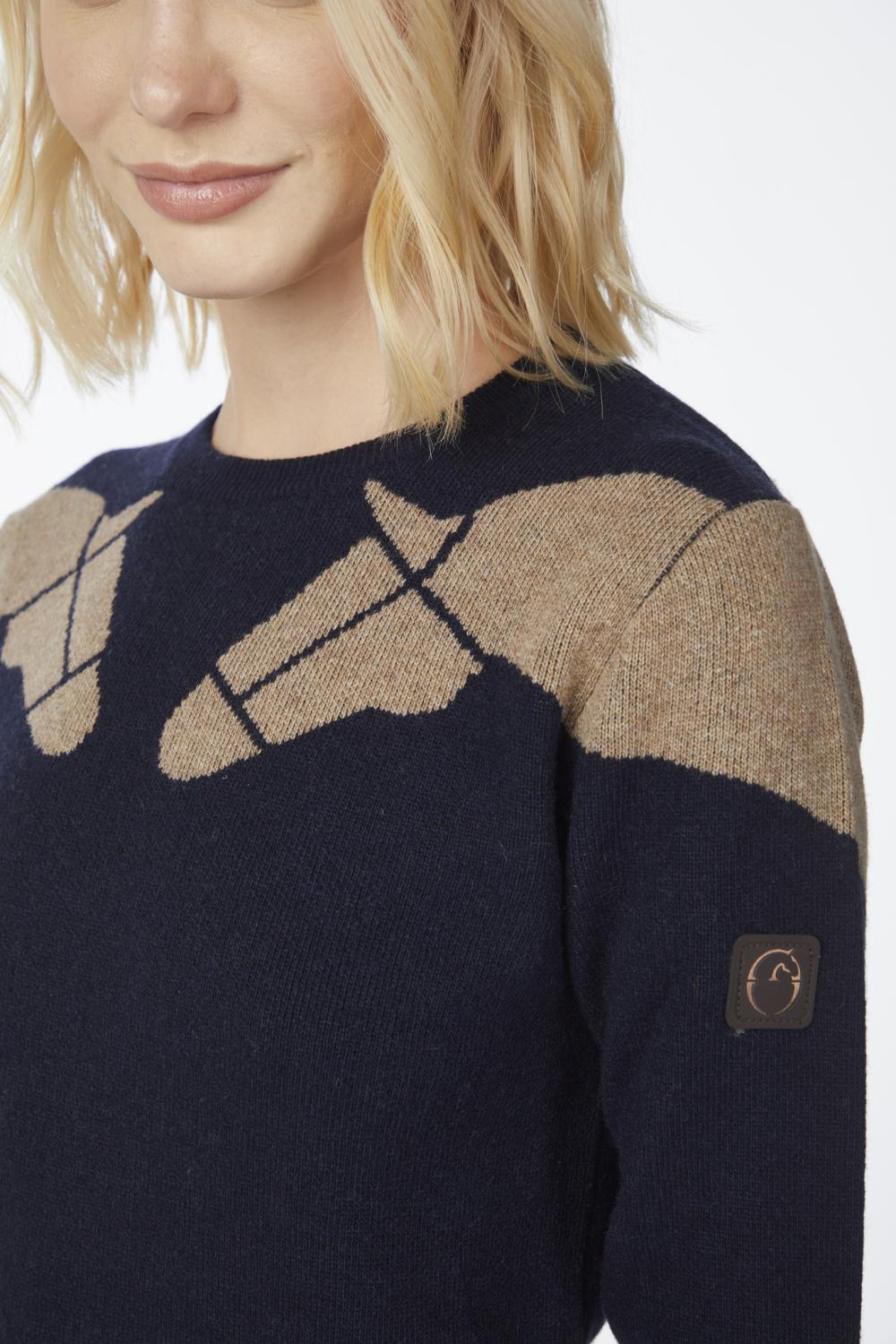 Vestrum Chennai Knitwear Navy/Cammello