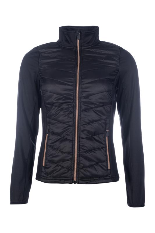 HKM Jersey/Nylon Jacket Prag Black/Rose Gold