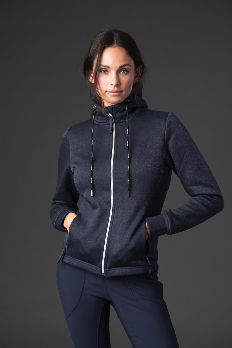 CATAGO Natalie Hoodie med Dragkedja Navy