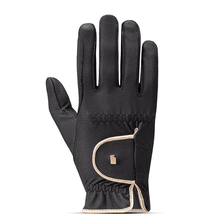 Roeckl Lona Ridhandske Svart/Guld