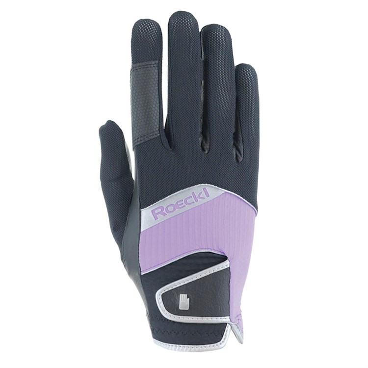 Roeckl Ridhandske Millero Black/Lilac mac