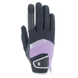 Roeckl Ridhandske Millero Black/Lilac mac