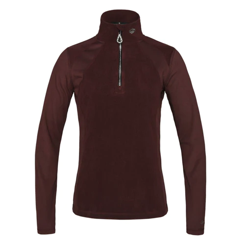 Kingsland KLRishi 1/2 Zip Microfleece - Red Fudge
