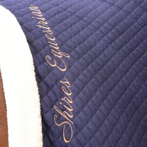 Shires Deluxe Tech Cooler Täcke Marin