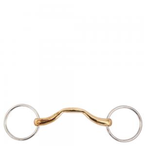 BR Mullen Mouth Loose Ring snaffle Soft Contact 14 mm