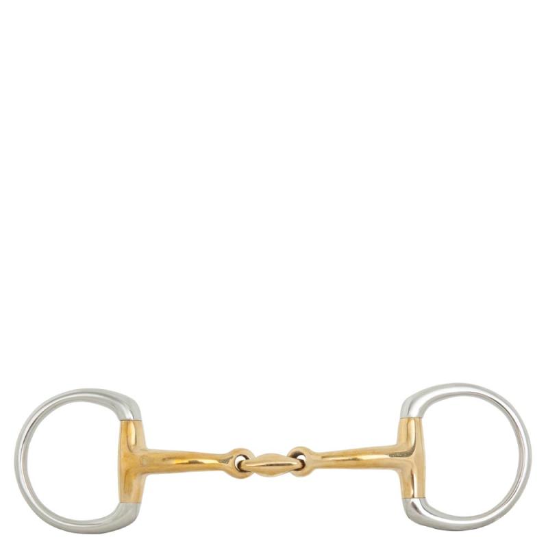 BR Double Jointed Eggbutt Snaffle Soft Contact 14 mm Ø 55 mm