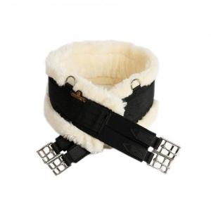 Kentucky Sheepskin Girth/Sadelgjord Svart/Creme