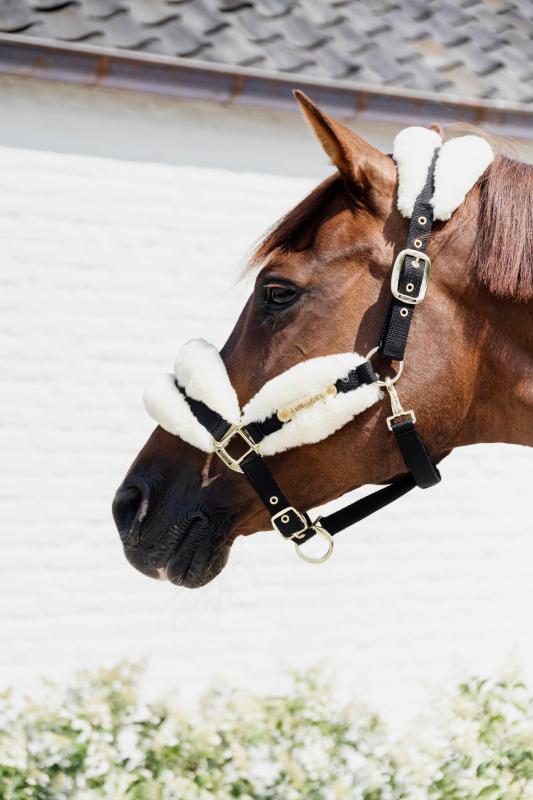 Kentucky Nylon Sheepskin Halter/Grimma Soft