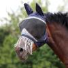 Shires FlyGuard Fine Mesh Flughuva med Öron & Nosfransar, Navy