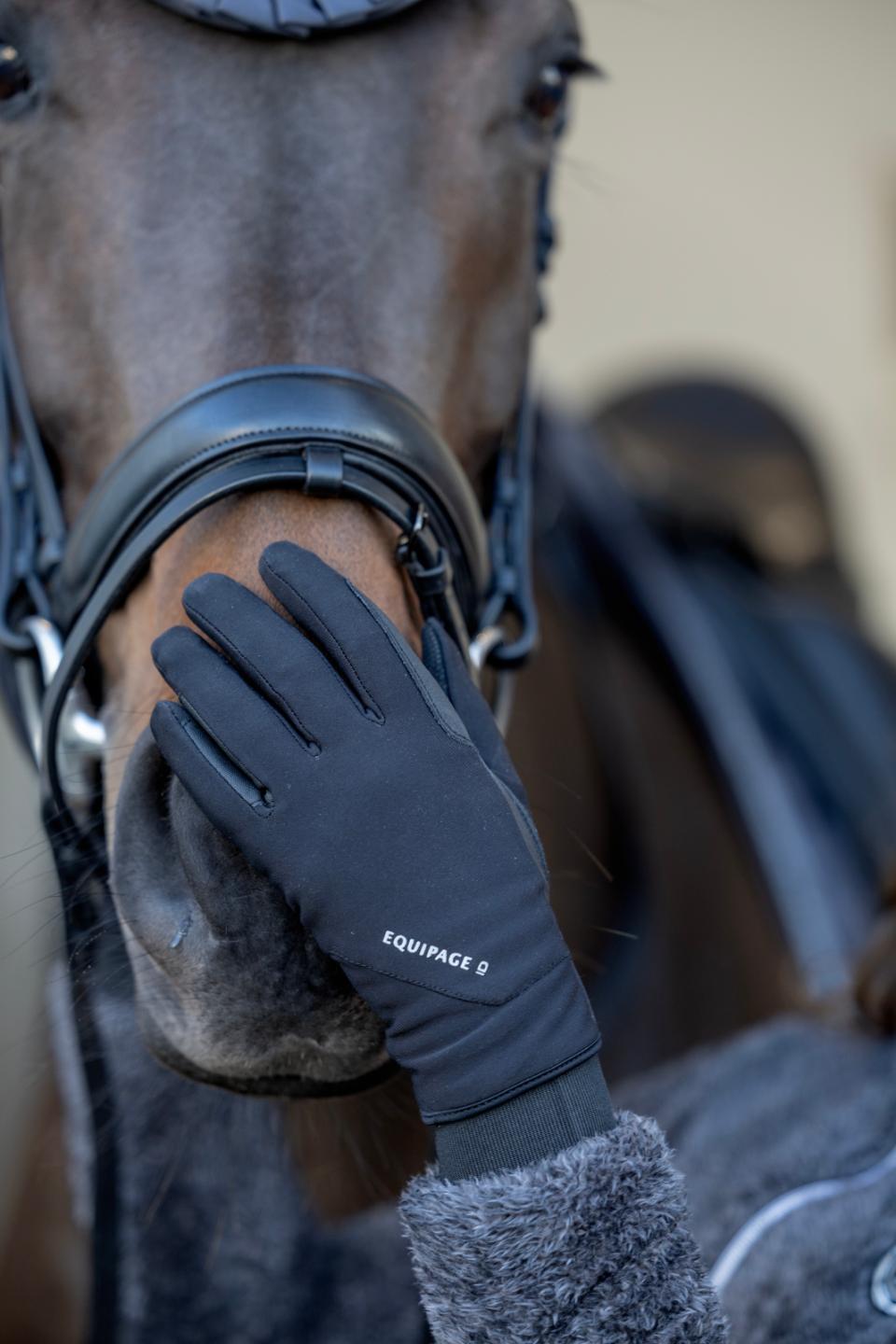 Equipage Vica Handskar Svart