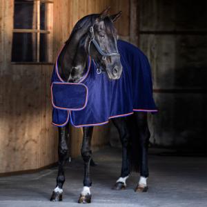 Hansbo Sport Fleecetäcke Platta I Fronten Marin/Royal/Orange