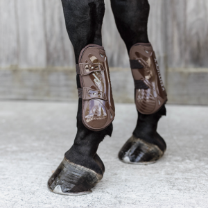 Kentucky Tendon Boots Elastic Bamboo Shield - Brown