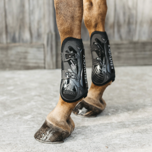 Kentucky Tendon Boots Elastic Bamboo Shield Black