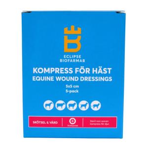 Biofarmab Kompress för häst 5x5 cm 5-pack