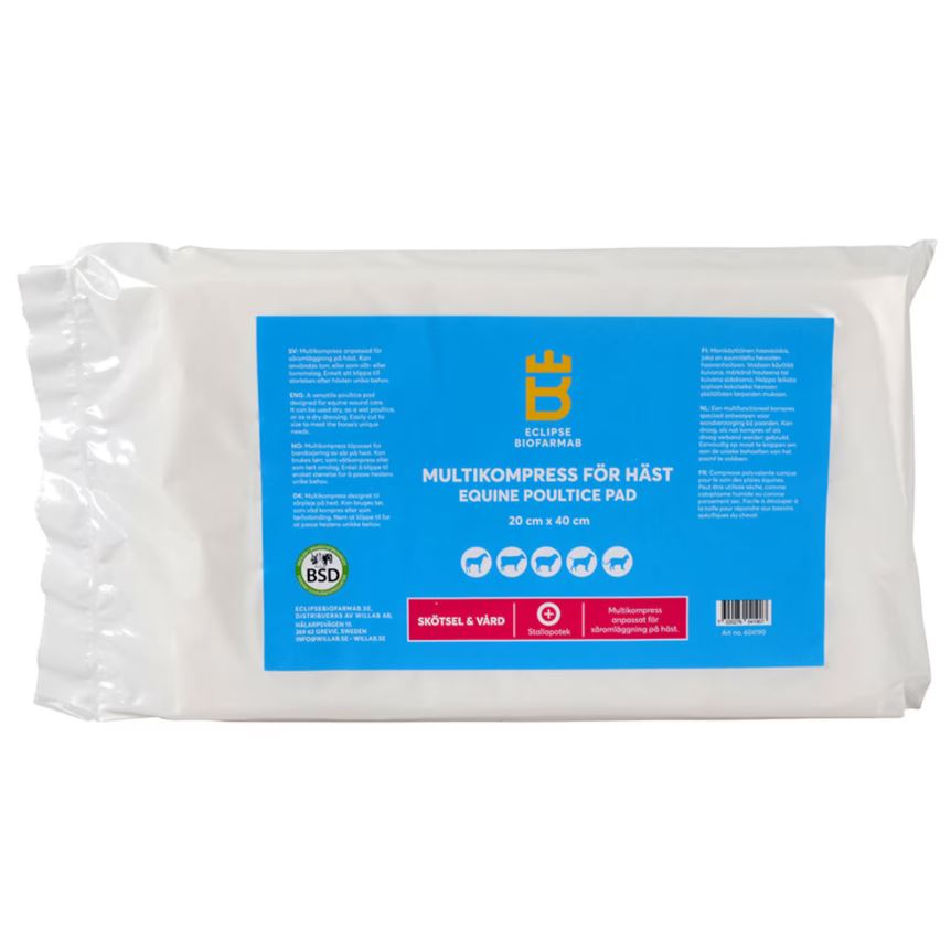 Biofarmab Multikompress för häst 20cmx40cm